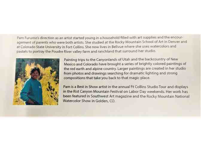 Sunset Over Mummy Range Signed Print