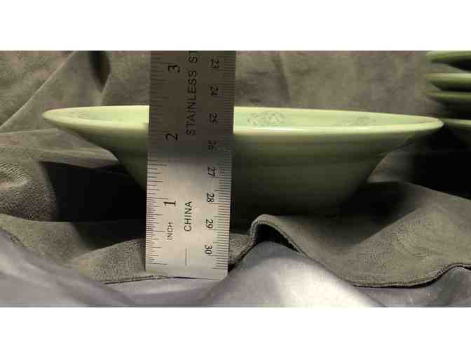 Breakfast Bowls and Mugs in Green