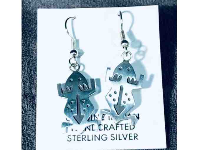 Butterfly and Frog Earrings