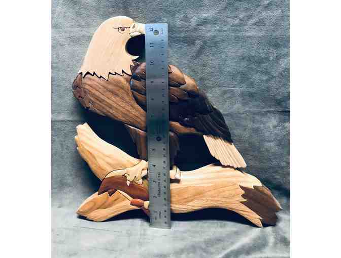 PREMIER - Intarsia Fishing Eagle