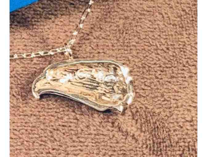 LIVE - Sterling Eagle Necklace, Earring and Pin Set with Framed Eagle Feather Painting