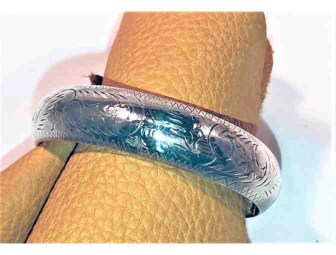 PREMIER - Hand Engraved Silver Bracelet