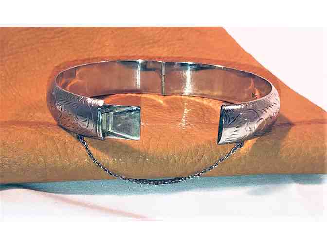 PREMIER - Hand Engraved Silver Bracelet