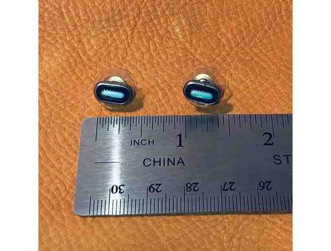 Silver and Turquoise Necklace and Earrings