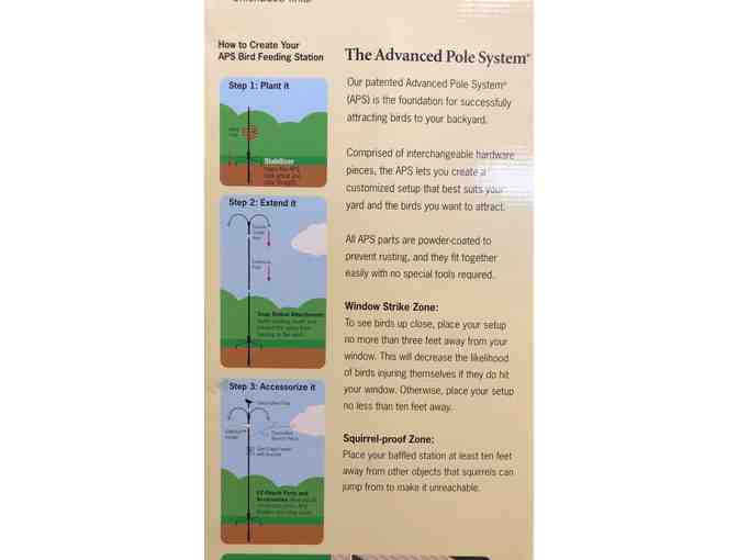 Bird Feeding French Hook Hanging Stand and Wind Chimes