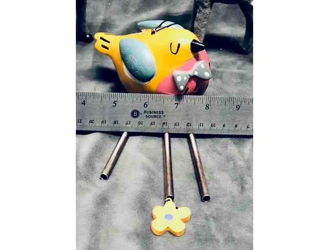 Bird Feeding French Hook Hanging Stand and Wind Chimes