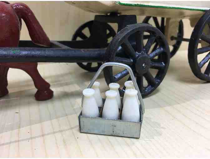 Antique Reproduction Horse-Drawn Milk Wagon