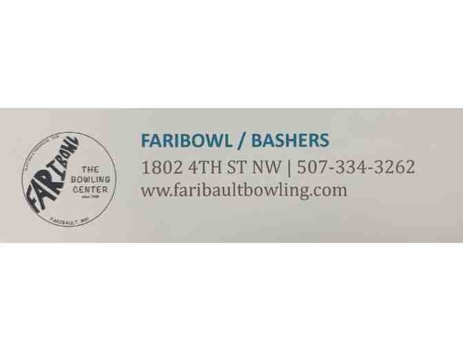 Faribowl/Bashers $25 Gift Certificate Item #2