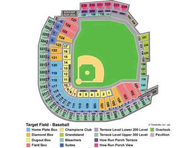 4 Tickets: Twins v. Oakland Athletics, Target Field ( Saturday, May 7 @ 1:10 p.m. )