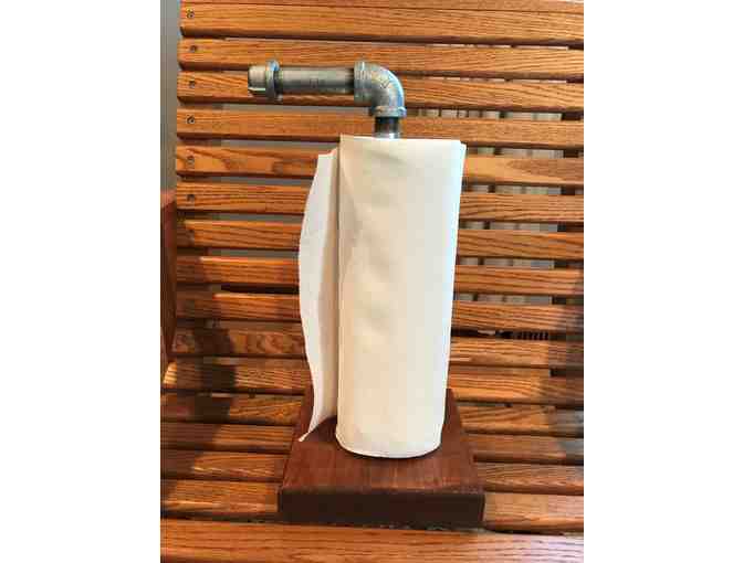 Rustic Handcrafted Paper Towel Holder