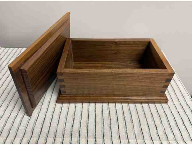 Beautiful Handcrafted Walnut Keepsake Box