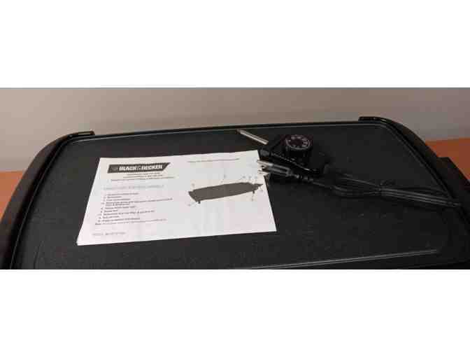 Black & Decker Electric Griddle with Removable Temperature Probe