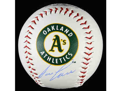 Jose Canseco Signed OML Athletics Logo Baseball (JSA Certified)