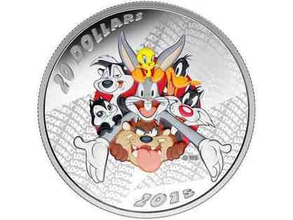 2015 RCM Fine Pure Silver $20 Coin Looney Tunes Merrie Melodies - Sold Out Issue