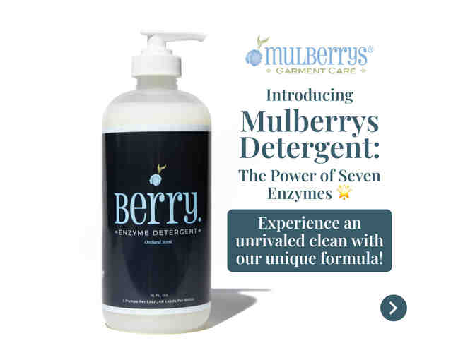 Mulberrys Garment Care $50 Gift Card & 2 Bottles of Berry Laundry Soap
