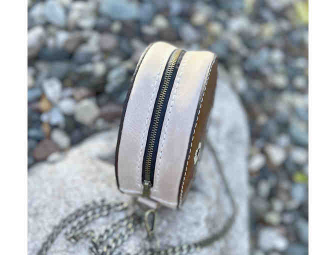 Handmade Circle-Round Crossbody Leather Bag