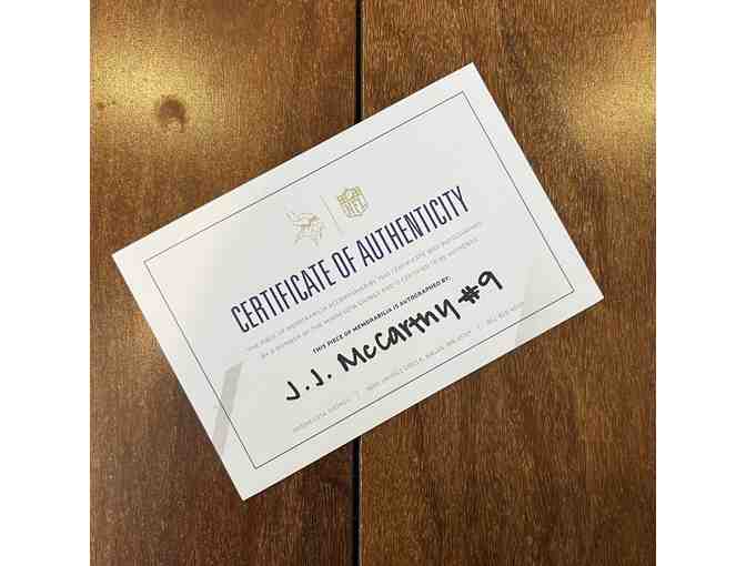 Minnesota Vikings JJ McCarthy Autographed Mini Helmet