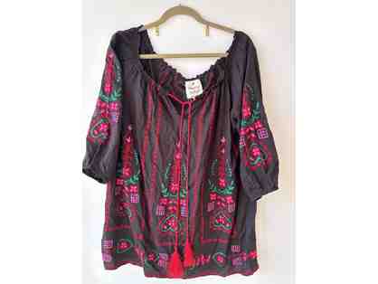 Meena Mehal Poetic Threads Embroidered Top (Size L/XL)