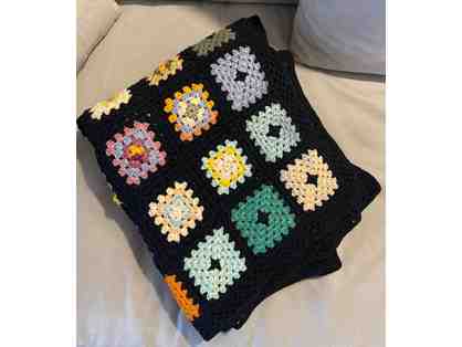 Handmade Happiness: Colorful Crochet Blanket