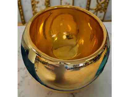 Decorative Gold Finish Metal Bowl