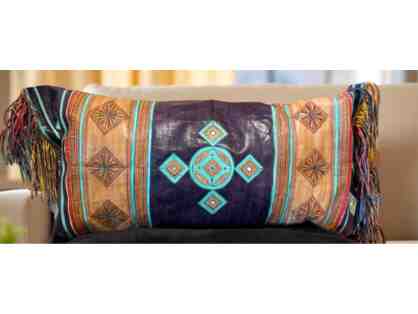Tuareg Leather Pillow from Niger