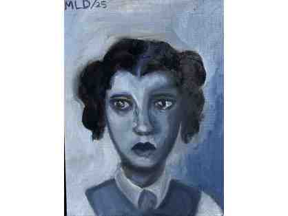 Portrait Study of a Young Girl, Oil Painting by Mia DelBello