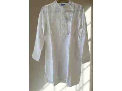 Pine Cone Hill White Linen Tunic (Size M/L)