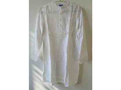 Pine Cone Hill White Linen Tunic (Size M/L)