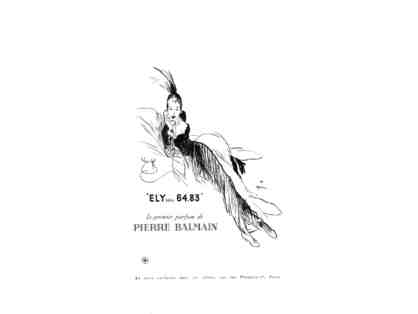 |NEW| Pierre Balmain/Harriet Hubbard Print: 