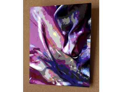 **NEW ITEM**Raspberry Pink Satin, Metal Wall Art