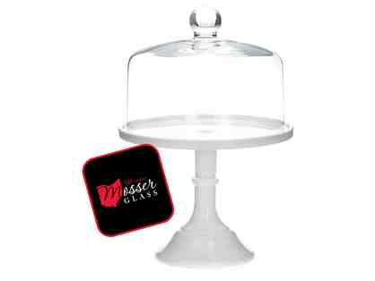 Mosser Glass, Inc. Cake Plate + Dome