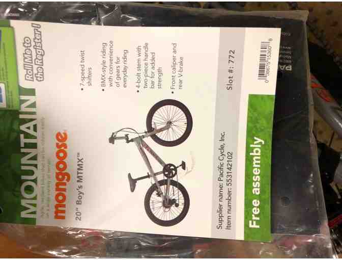 Boys 20 inch MTMX Mongoose Bicycle