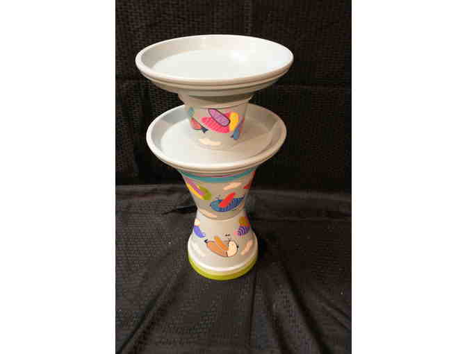 'Whimsical Birds' Bird Bath by Mrs. Kort's 4th Grade Class