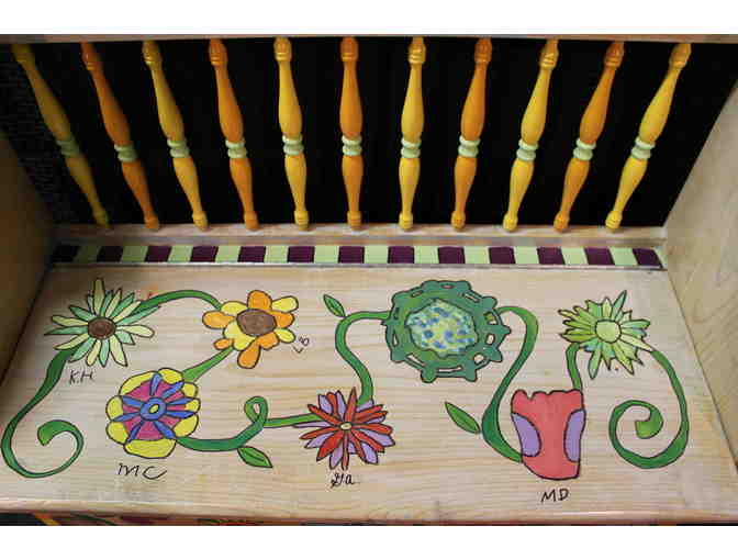 Garden Bench by Mrs. Burwell's 3rd Grade Class