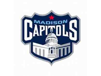 Four Tickets and Four Chuck-A-Pucks at Madison Capitols Hockey