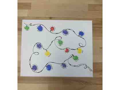 4K Mrs. Heaslett Class Christmas Fingerprint Art