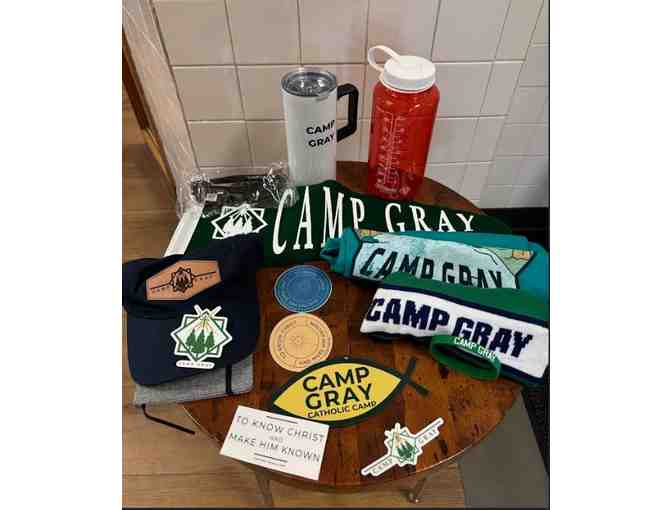Camp Gray Summer Swag Basket