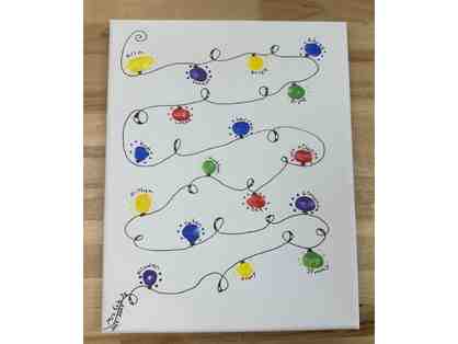 3K Mrs. Cole Class Christmas Fingerprint Art