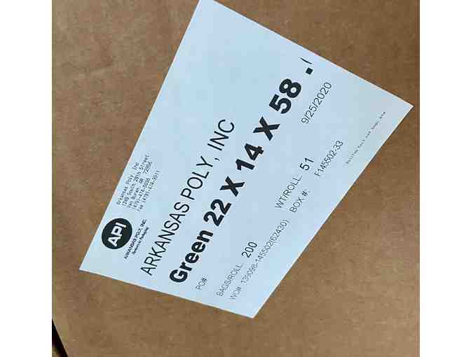 Roll of 200 55 Gallon Trash and Lawn Bags