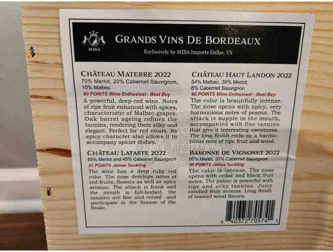 4 Pack of Grands Vins De Bordeaux Wine