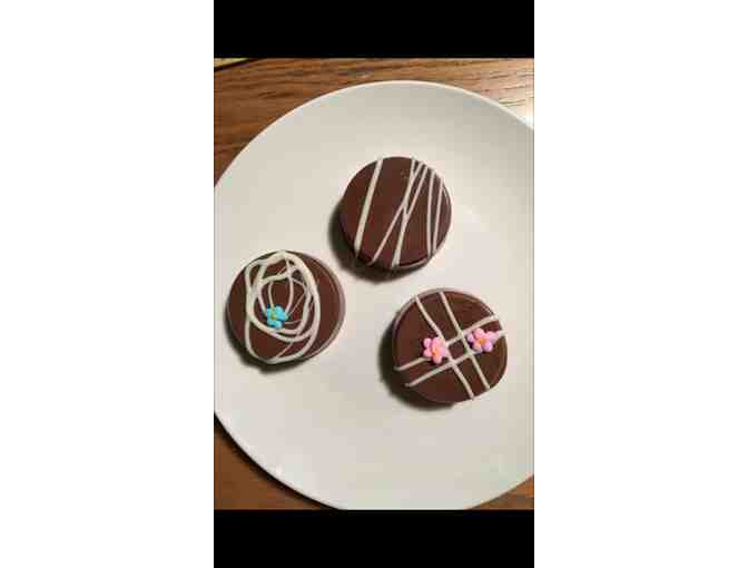 25 Custom Chocolate-Covered Oreo Cookies from Ms. Schloss!