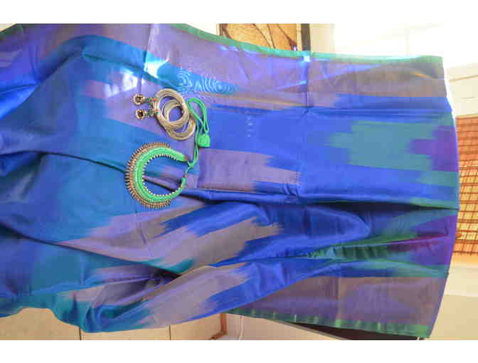 Blue Uppada Silk Saree