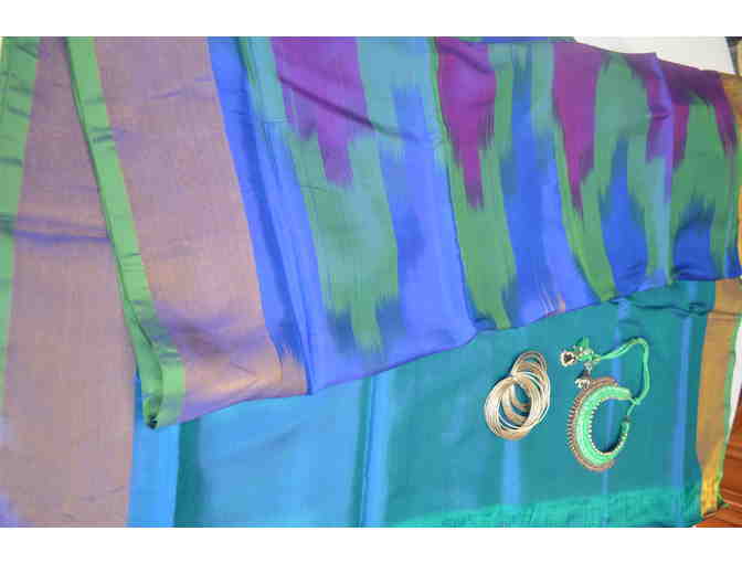 Blue Uppada Silk Saree