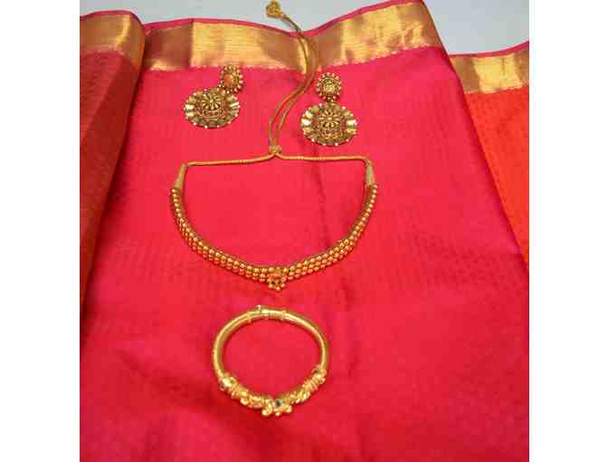 Apoorva Silk in Orange Color Saree