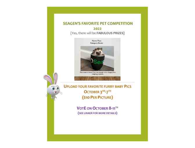 $10 Entry - Seagen's Virtual Pet Contest