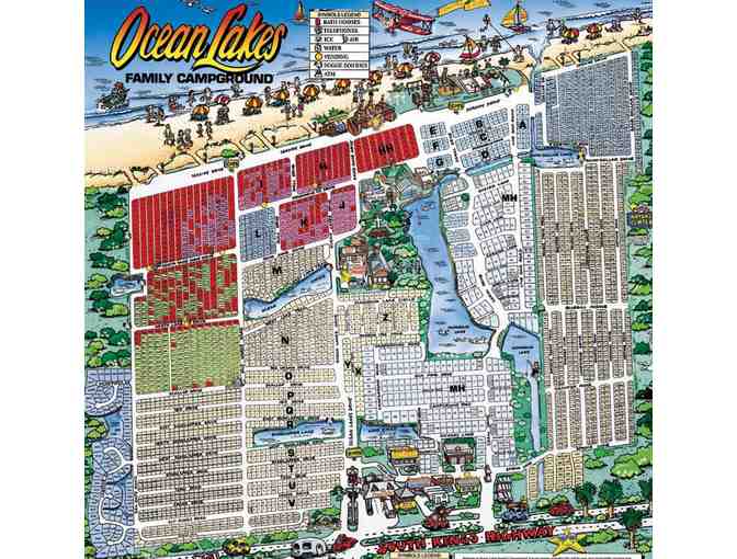 2 Nights stay at a Campsite at Ocean Lakes Family Campground