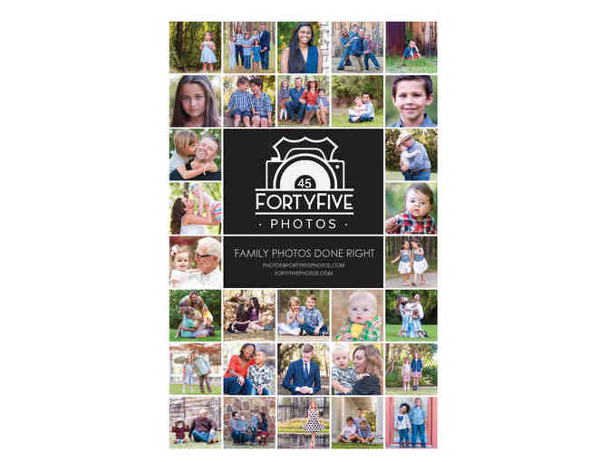 FORTY FIVE PHOTOS with Kevin James McCrea - Outdoor Family Photo Session