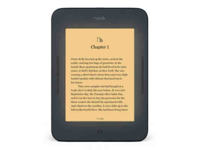 Nook GlowLight 3 and Book Cover