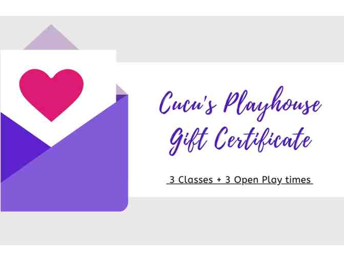 Cucu's Playhouse - Child Music & Movement Classes, Open Play Times, and 2 Toys!