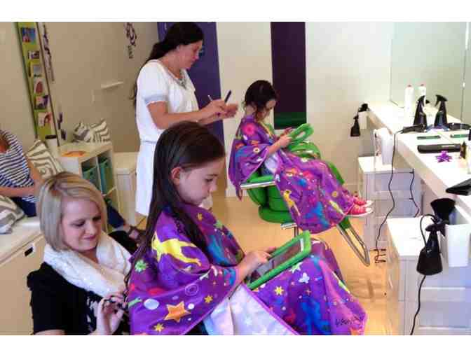 Purple Monkey Hair - Two (2) Kids Hair Cuts